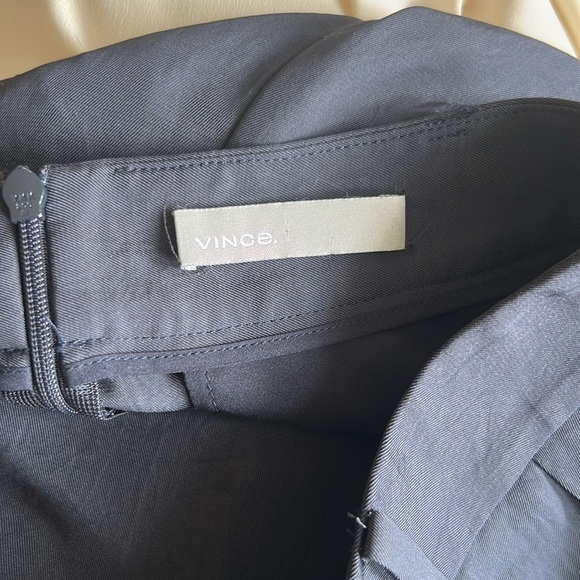 Vince Blue Wide Leg Trousers - Picture 6 of 8